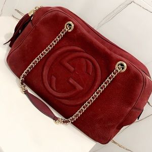 AUTHENTIC!! Limited edition Suede Gucci Handbag!